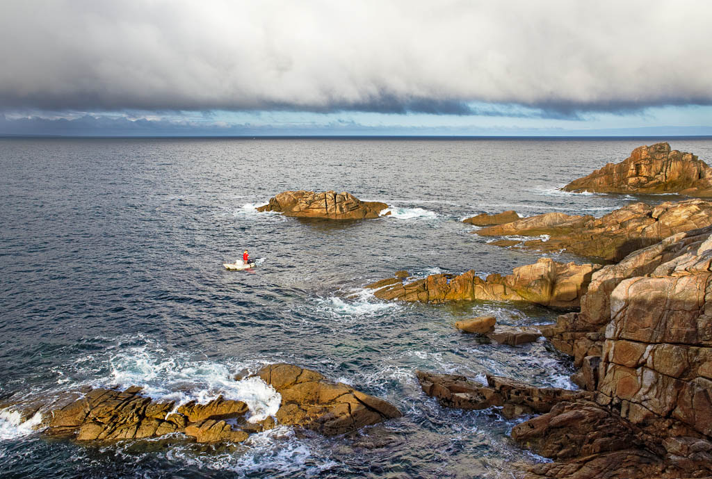 Fishing at the Cte Sauvage