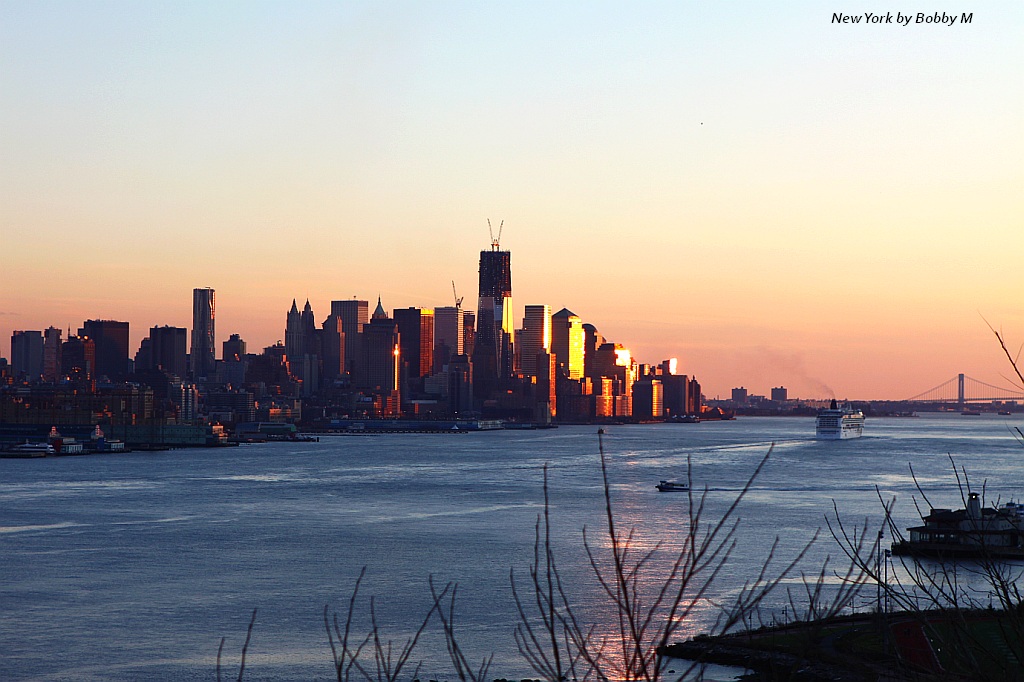 Sunset on Hudson River