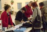 Manning the registration desk