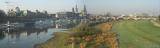 The Elbe River through Dresden, Germany