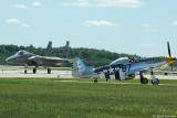 F-15 and P-51 Back on the Ground