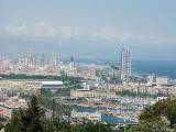 View of Barcelona on the Way Up