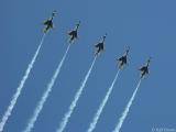 Thunderbirds Five Abreast