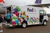 Colorful Fedex delivery truck