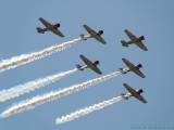 GEICO Skytypers in delta formation