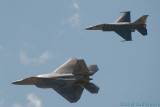F-16 and F-22