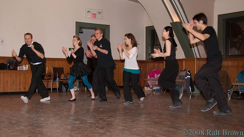 Kevin and Emily lead the Steel City Stompers