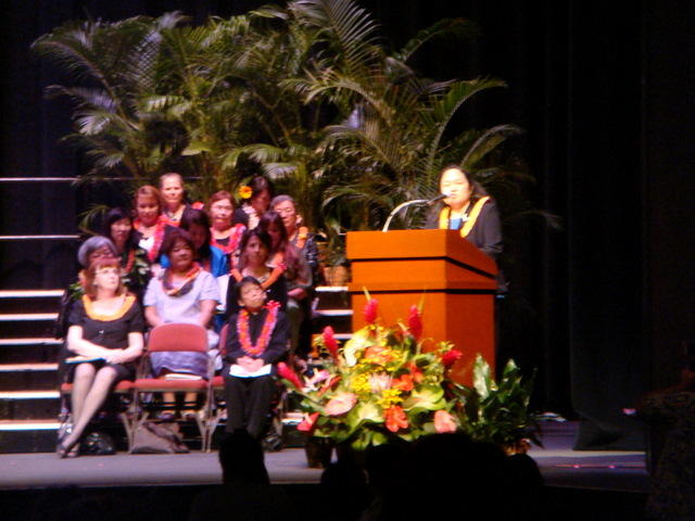 State Dept. of Health Director, Ms. Fukino, Keynote Speaker