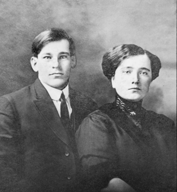 George & Esther Olson - Christmas Card #1