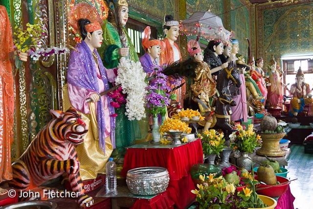 Images of Nats (Spirits) Said to Inhabit the Shrine