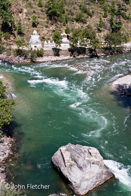Confluence of the Paro and Wang Rivers