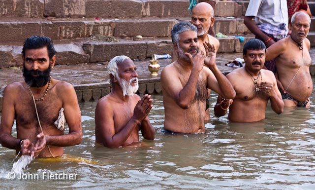 Morning Bath in the Ganges