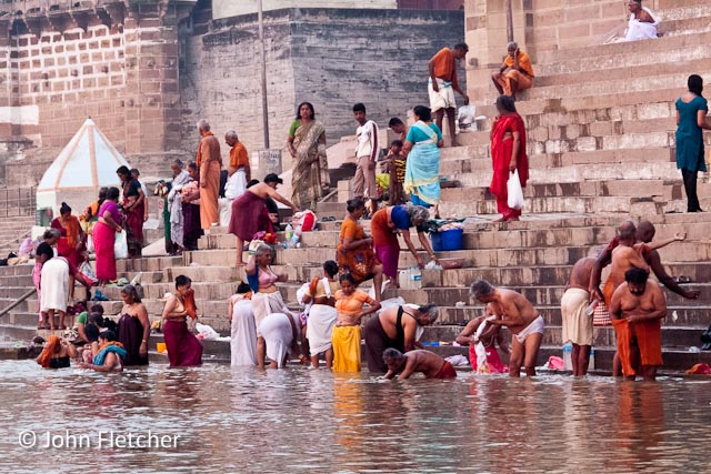 Morning Bath in the Ganges