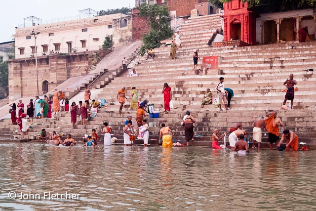 Morning Bath in the Ganges