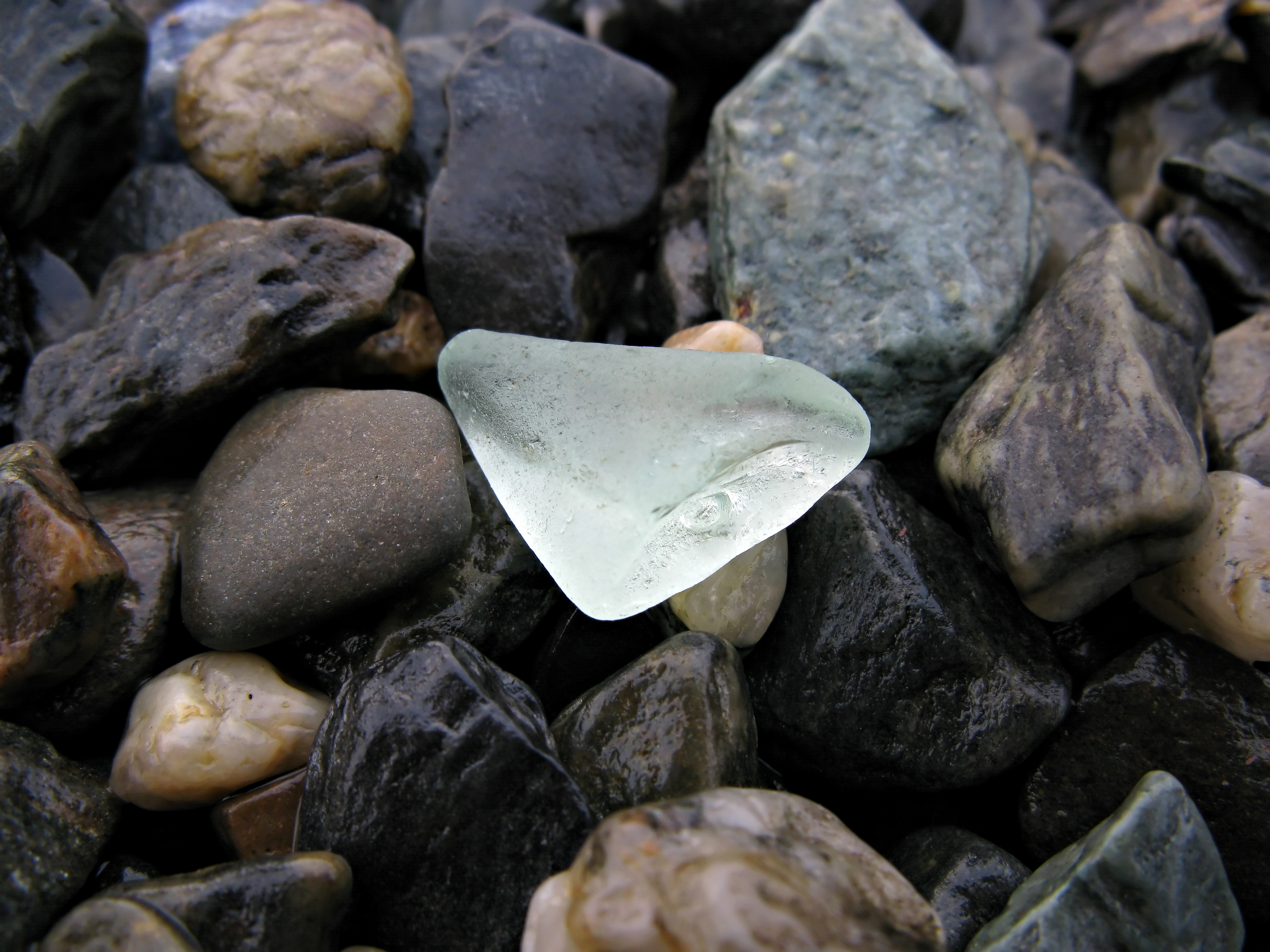 Light Green Sea Glass