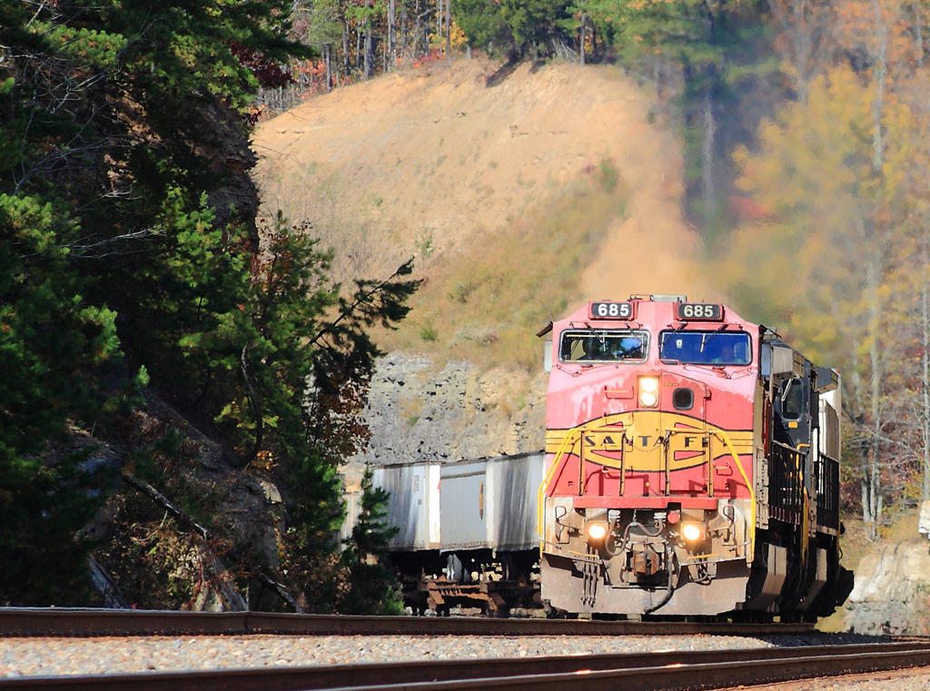 A former Santa Fe unit on NS 229 at Dead Ox Hollow 