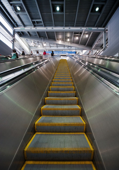 PATH Station Escalator