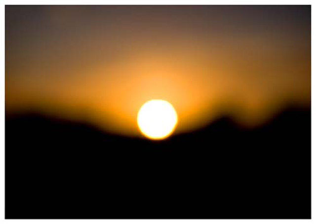 Sun set