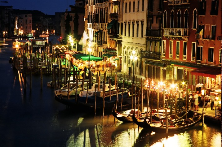 Venice by night