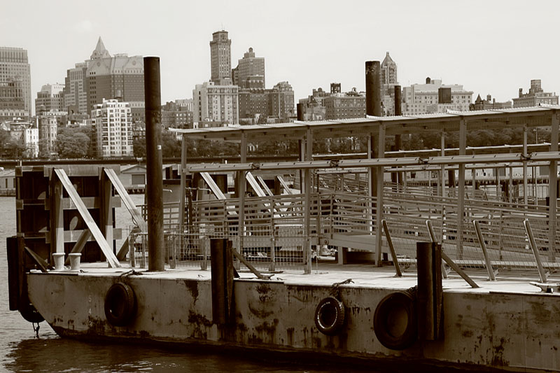 old barge