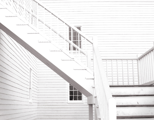 White Stairs #2 - 7th - by Mary Anne