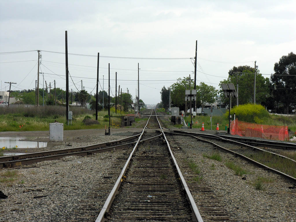 Mainline looking south (railroad east)