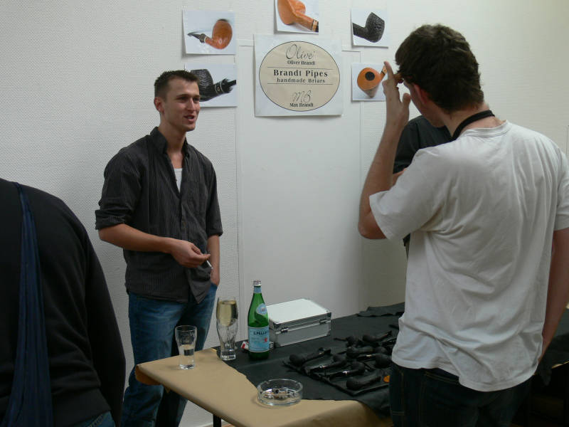 Max Brandt im Gesprch.