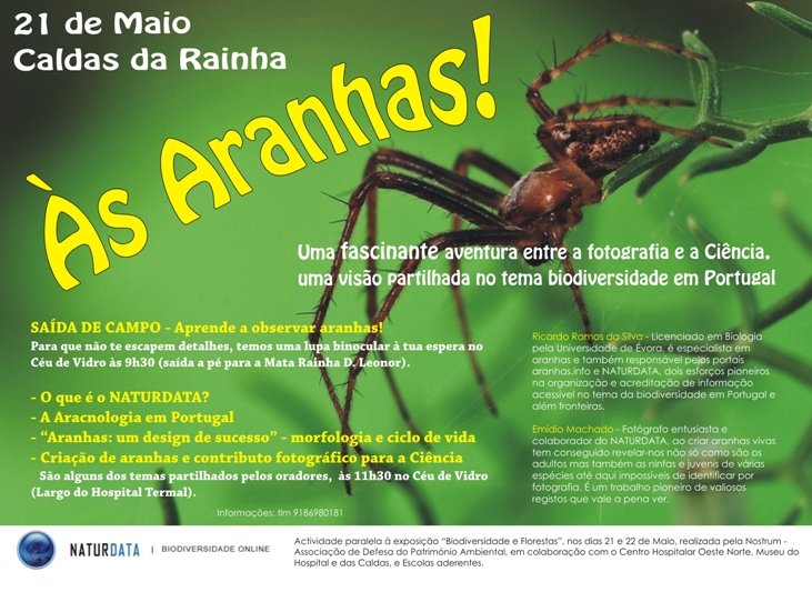 PALESTRA SOBRE ARANHAS