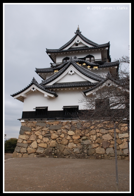 One side of Hikone-jo