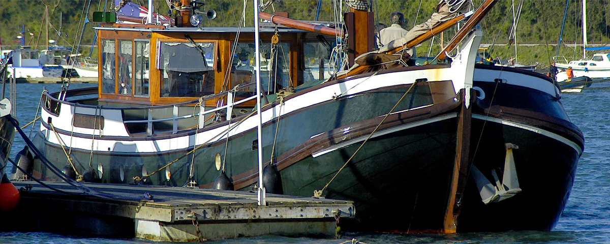 A Plattboden Tjalk, Dartmouth (3496)