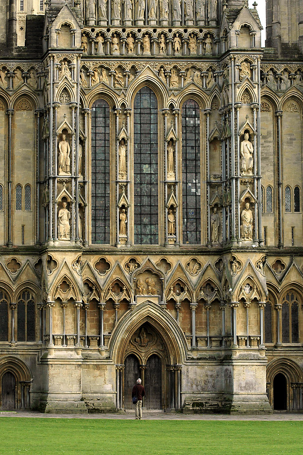 Front face again, Wells Cathedral