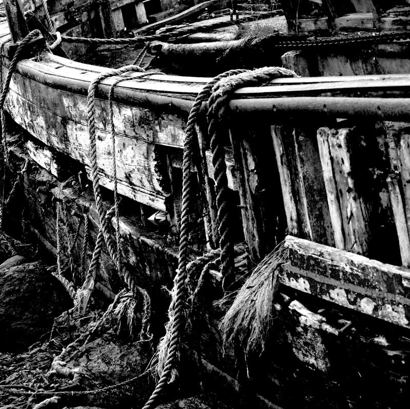 Mull - wreck on east coast