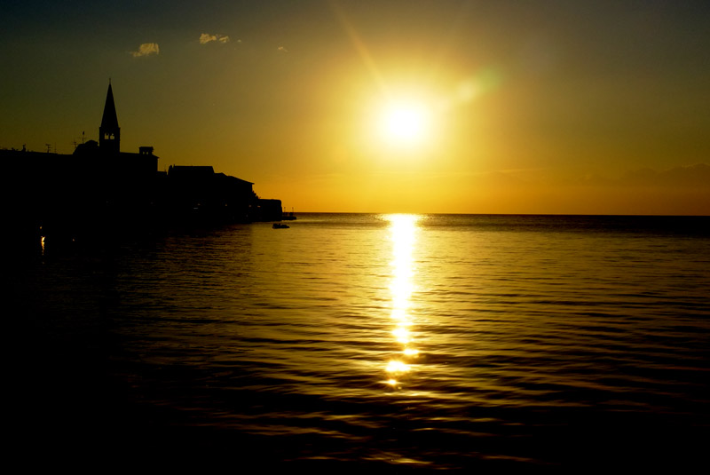 Porec -  coucher de soleil