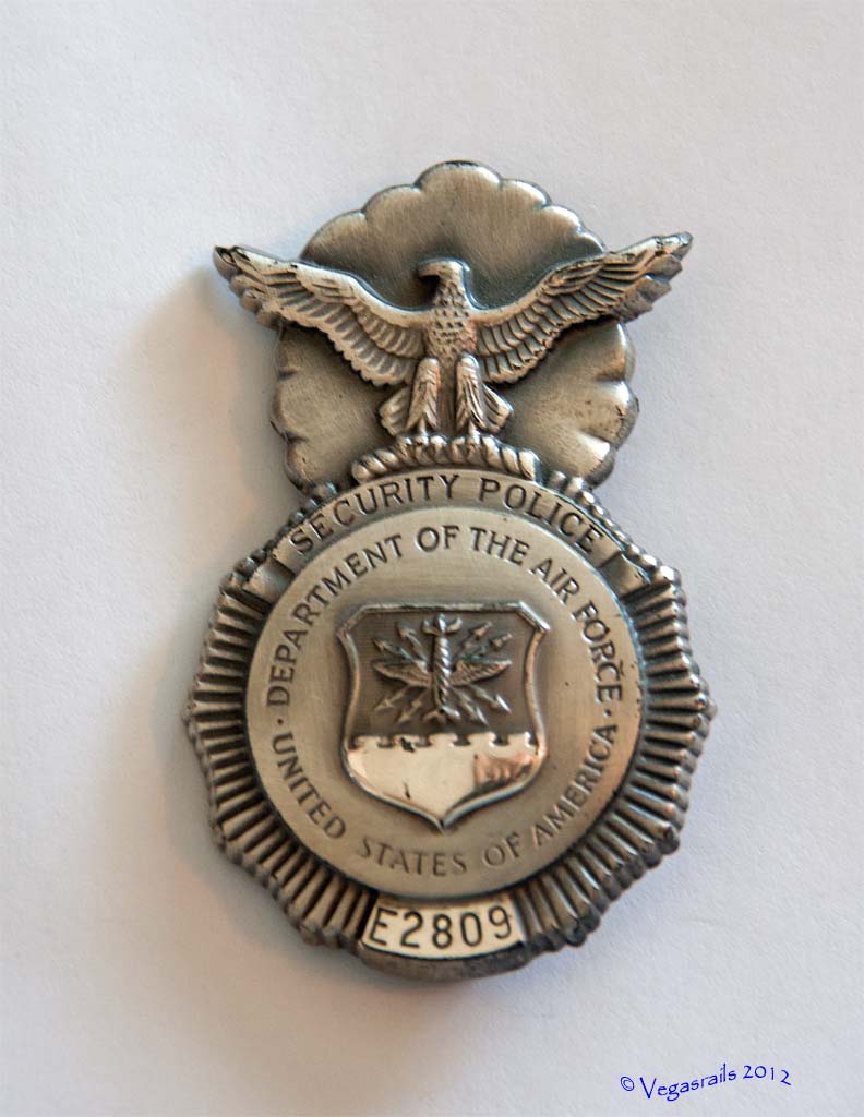 United States Air Force Security Police Badge