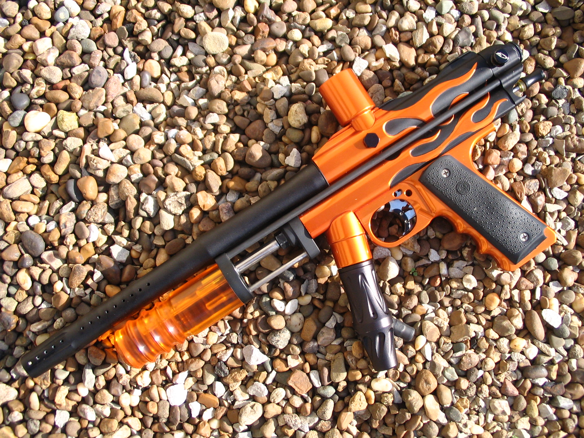Pumped out flame cocker