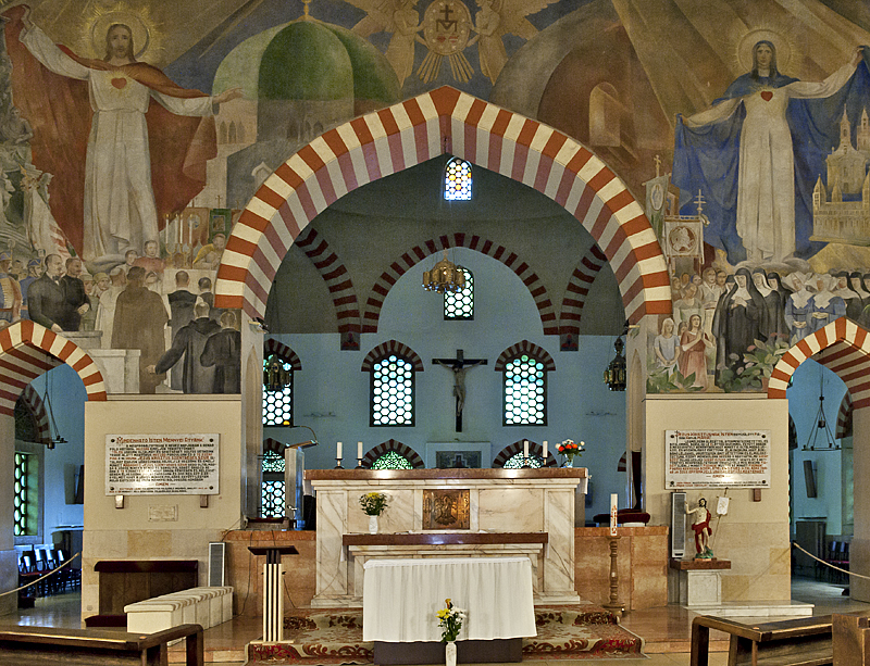 Rear altar