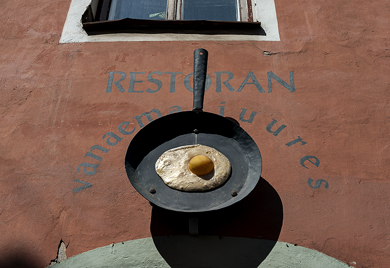 Whimsical signs of Tallinn