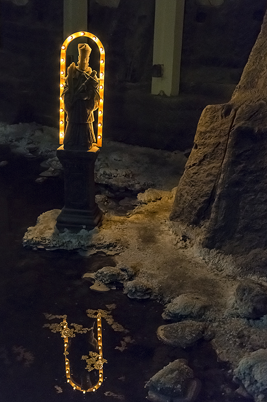 Shrine at the scene of tragedy
