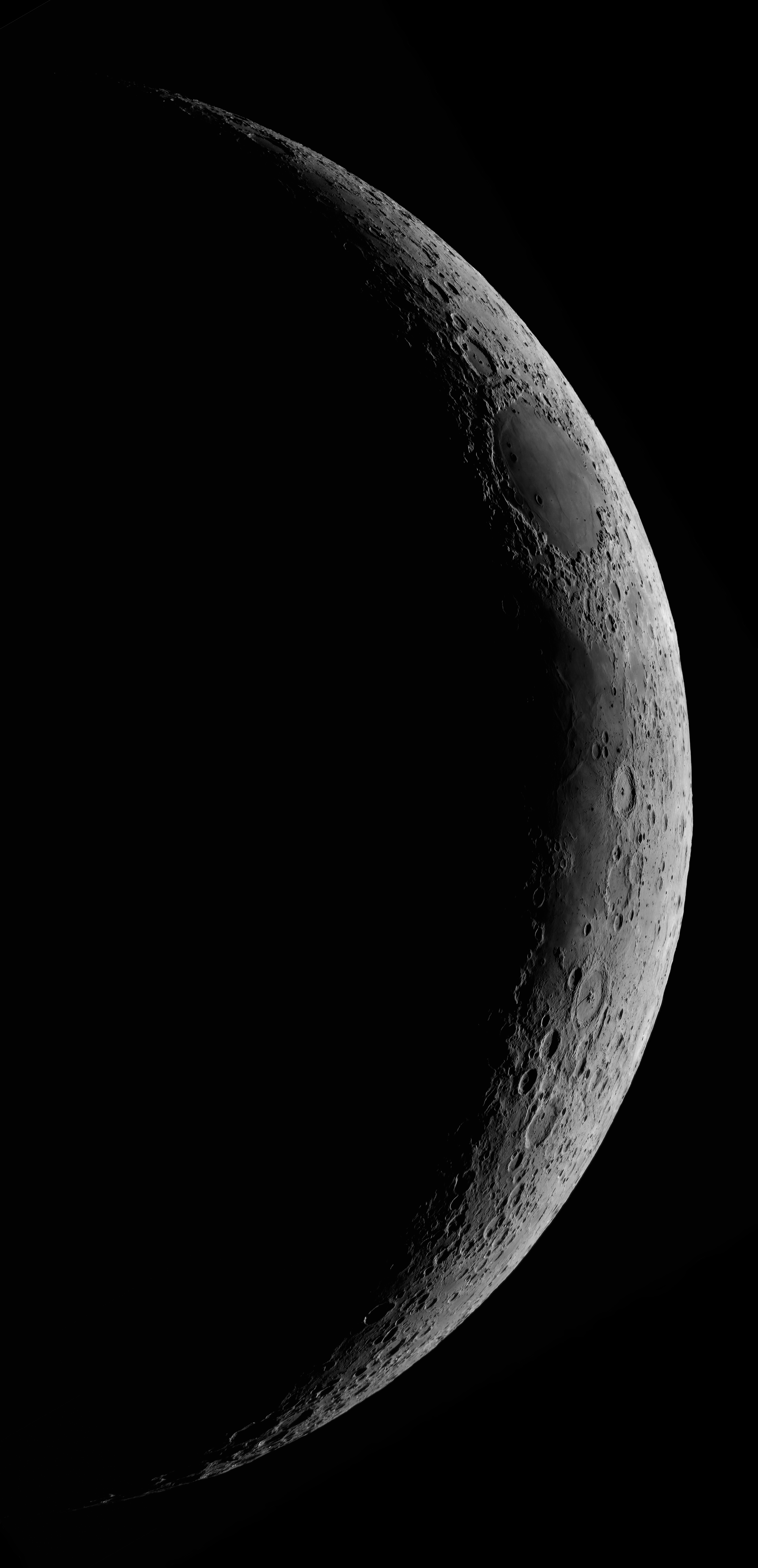 3.1 day-old Moon large