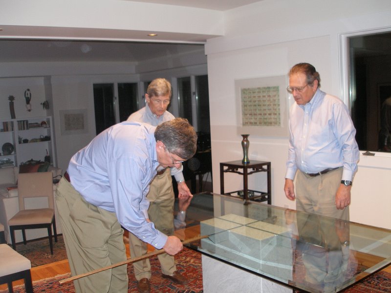 The brothers help Kate with a task
