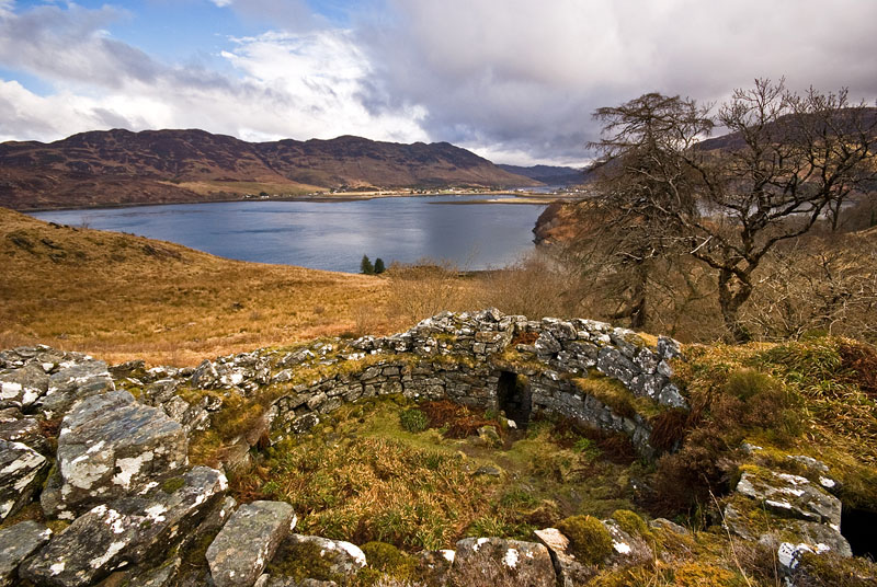 28_Mar_10 Caisteal Grugaig Broch, Totaig