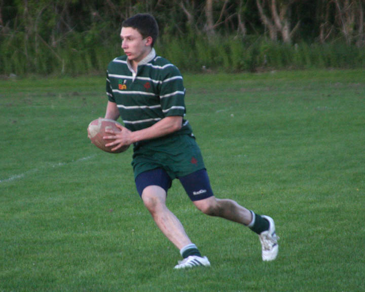 Alex Lining Up
