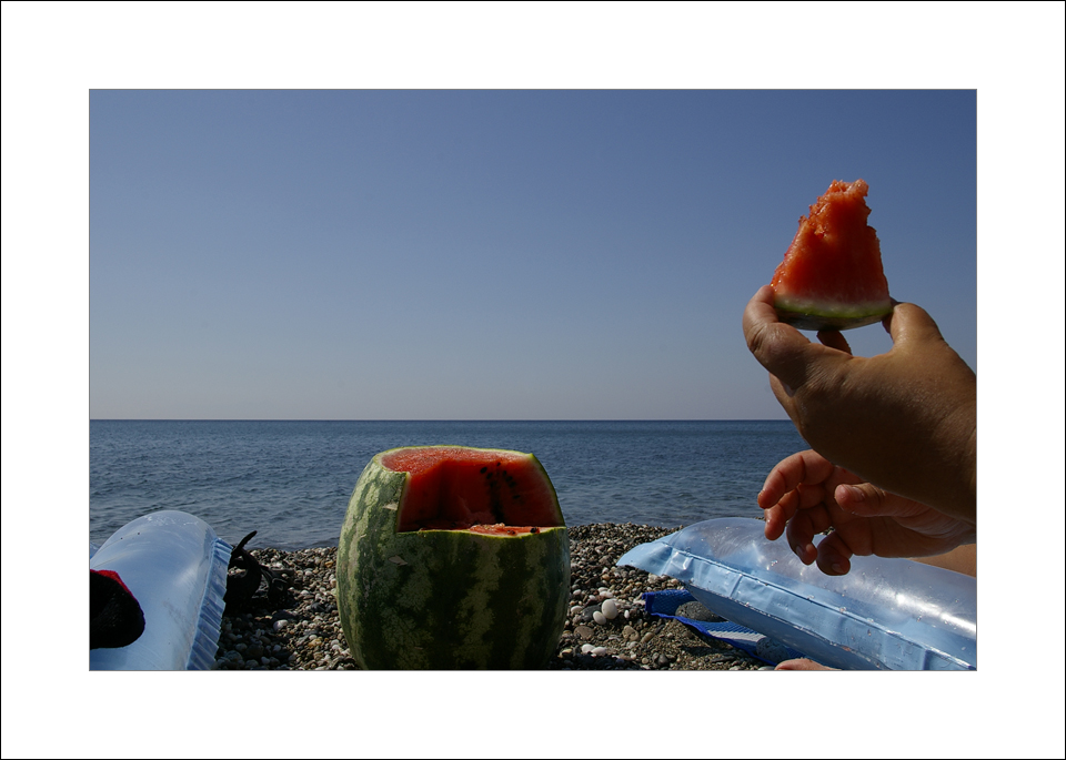 Water melon lunch