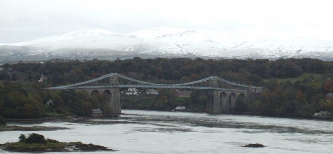 Snow on Snowdonia