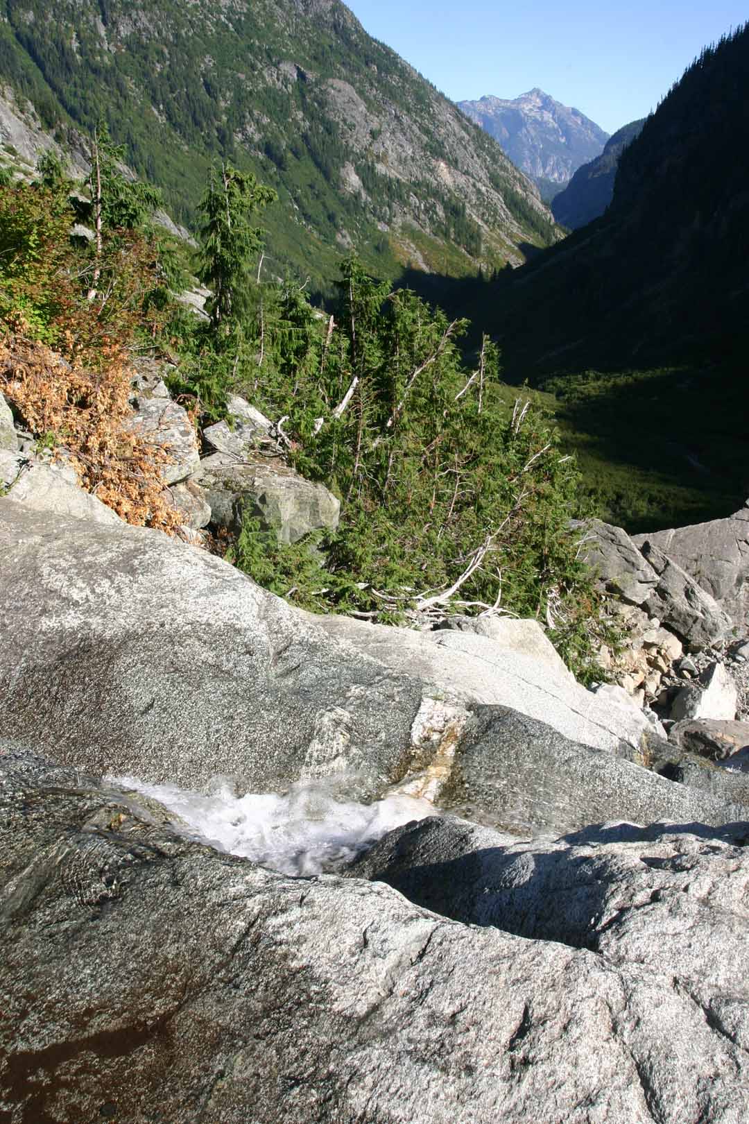 Looking Back Toward Stehekin Valley From Trail