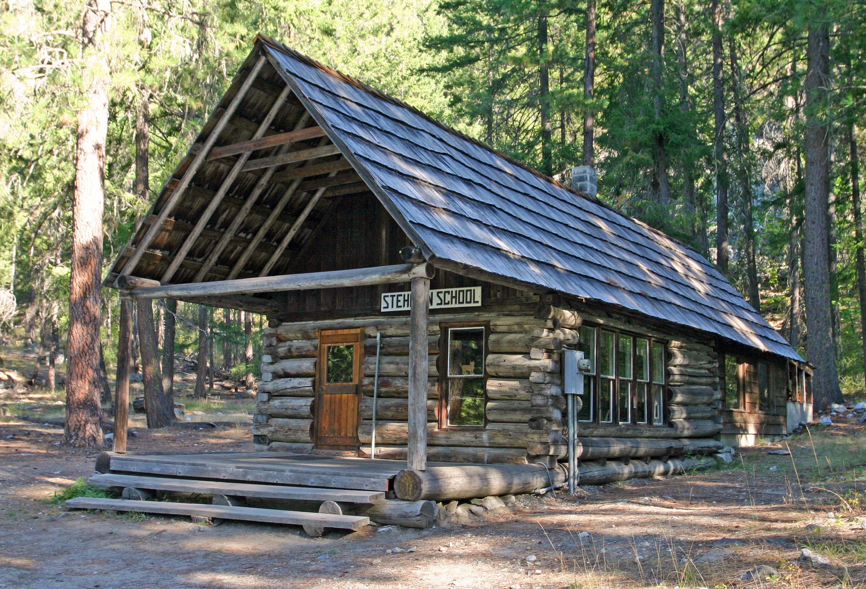 Stehekins Log School House