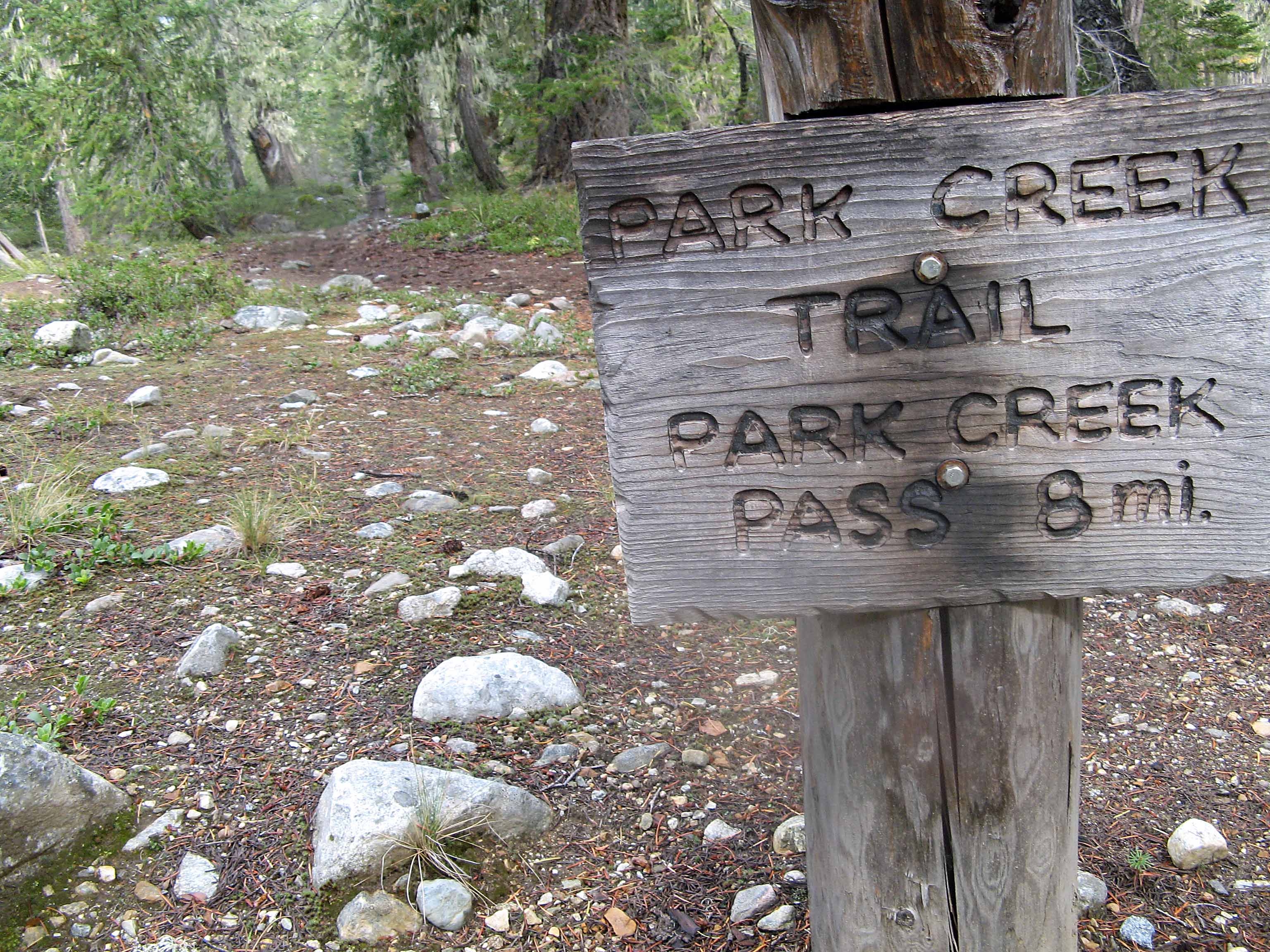 Park Creek Trailhead ( Very Limited Access WIth Road Closure )