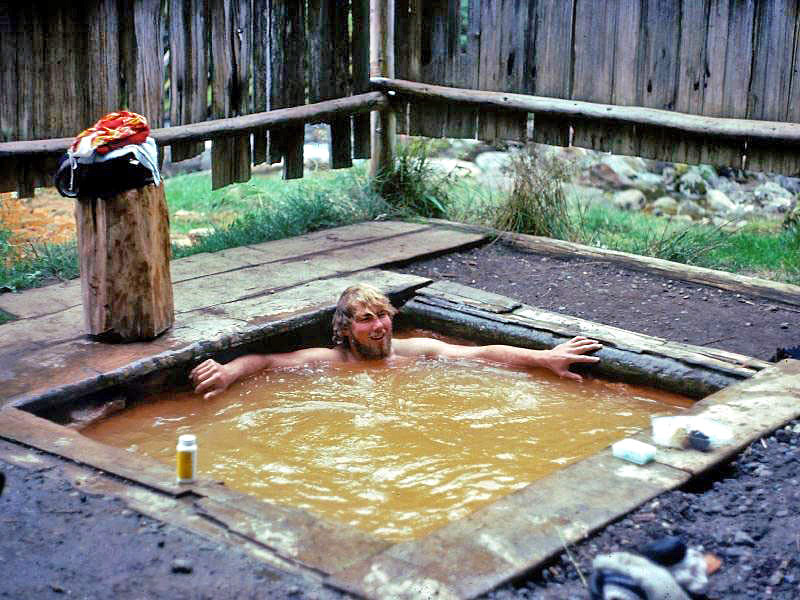 Monte in Kennnedy Hot Springs_ ( Oct. 1977 ) Destroyed By Side Oct. 2003