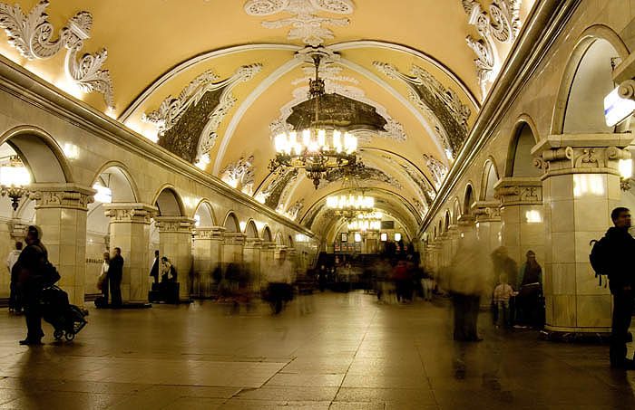 Early morning, Komsomolskaya Metro Station