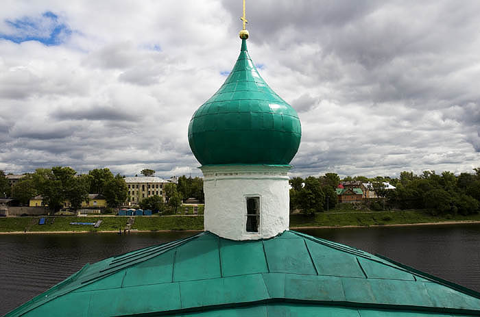 From the belltower of Mirozhsky Monastery